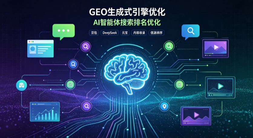 胶南市GEO 浪潮来袭：生成式引擎优化崛起，创作者争抢豆包、DeepSeek、元宝智能体流量入口